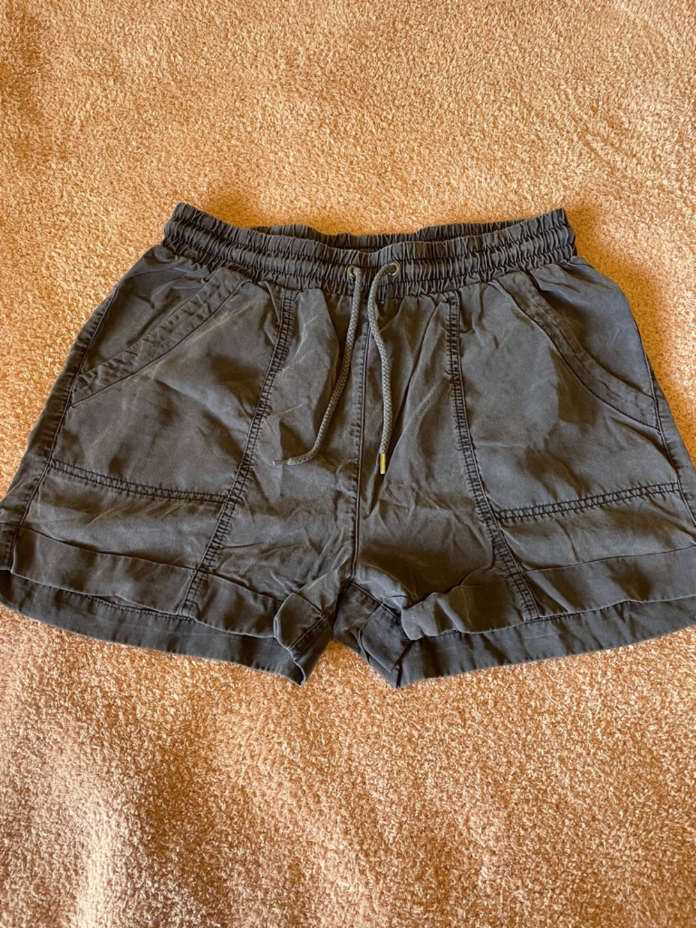 Universal Thread Blue Elastic Waist Utility Shorts